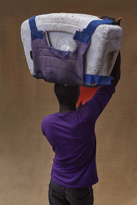 Polystyrene Cooler, Orange Book & Violet