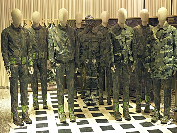 HIDING IN THE CITY, Camouflage (Valentino), 2013